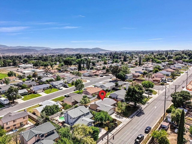 1036 W Gilman St, Banning, CA 92220 - aerial view of residential area with a mountain backdrop