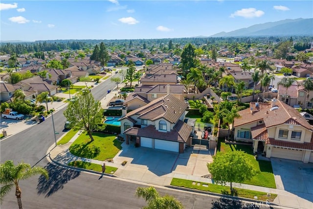 10880 Colusa St, Rancho Cucamonga, CA 91701 - aerial view of residential area featuring a mountain backdrop