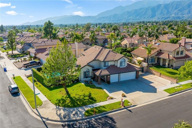 10880 Colusa St, Rancho Cucamonga, CA 91701 - aerial view of residential area with a mountain backdrop