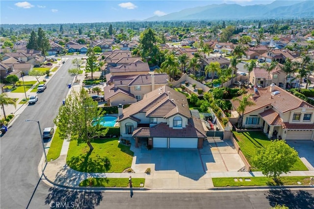 10880 Colusa St, Rancho Cucamonga, CA 91701 - aerial view of residential area with a mountainous background