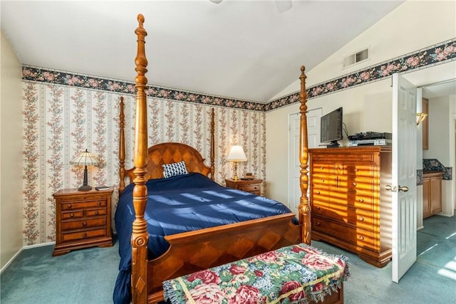 10880 Colusa St, Rancho Cucamonga, CA 91701 - carpeted bedroom featuring lofted ceiling