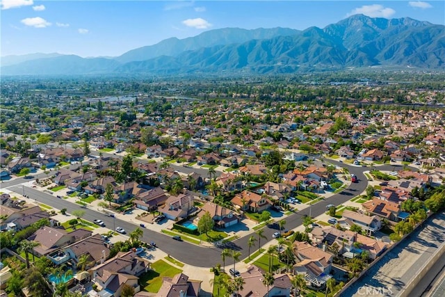10880 Colusa St, Rancho Cucamonga, CA 91701 - aerial perspective of suburban area with mountains