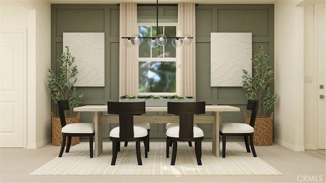 1630 Eagle Rd, Rialto, CA 92376 - dining room with carpet floors and baseboards