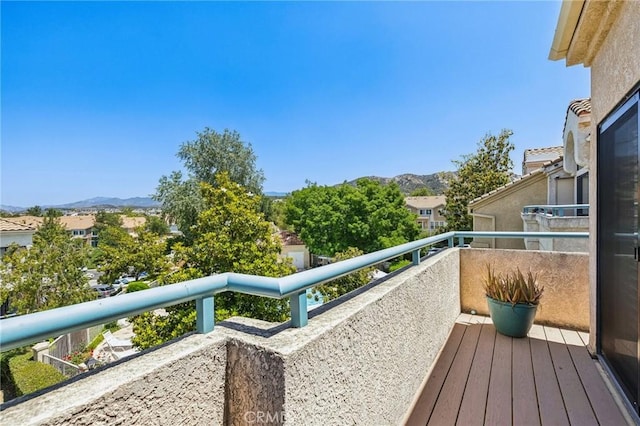 18107 Erik Ct Unit 462, Canyon Country, CA 91387 - balcony featuring a mountain view