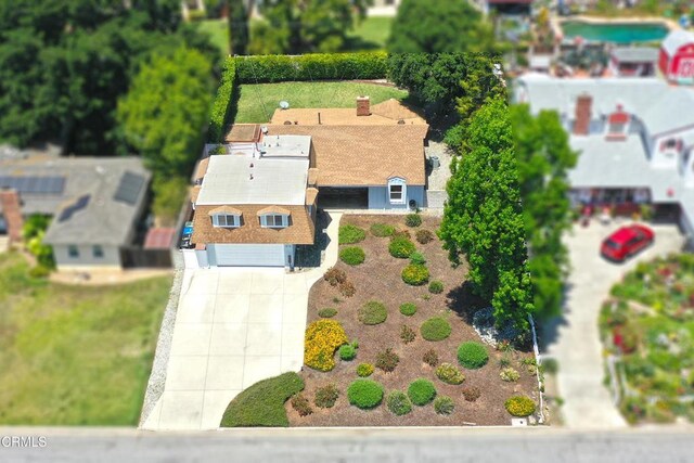 513 E Comstock Ave, Glendora, CA 91741 - aerial view of property and surrounding area