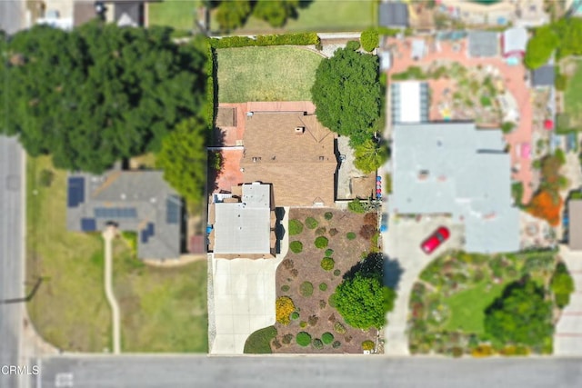 513 E Comstock Ave, Glendora, CA 91741 - aerial overview of property's location with property boundaries highlighted