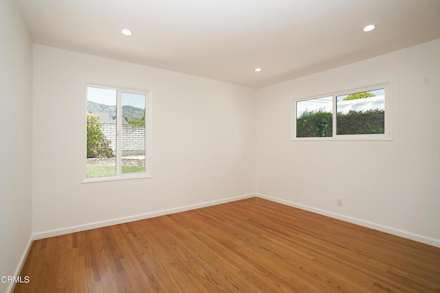 513 E Comstock Ave, Glendora, CA 91741 - spare room featuring light wood finished floors and recessed lighting