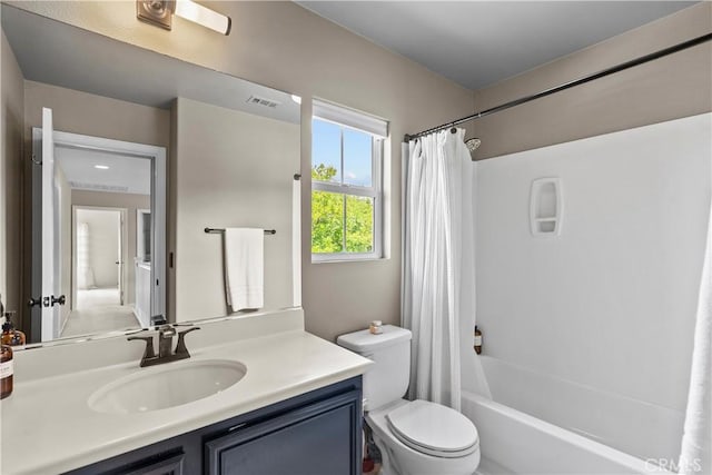 28409 Connick Pl, Saugus, CA 91350 - full bath with vanity, shower / tub combo, and toilet