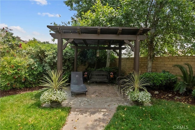 28409 Connick Pl, Saugus, CA 91350 - view of patio / terrace featuring a pergola