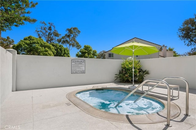 20 Mandrake Way, Irvine, CA 92612 - view of pool featuring a hot tub