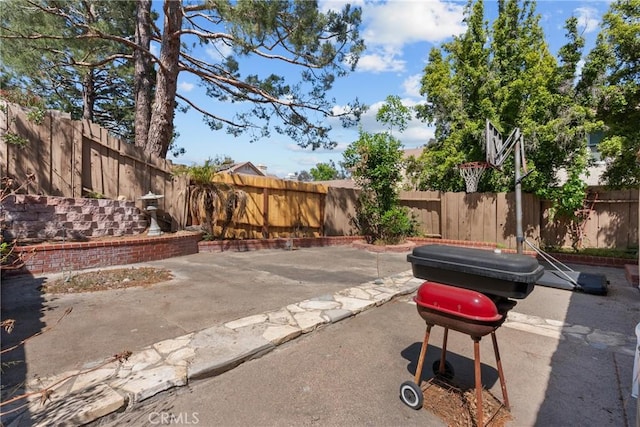 20015 Gilbert Dr, Canyon Country, CA 91351 - fenced backyard with a patio area and area for grilling