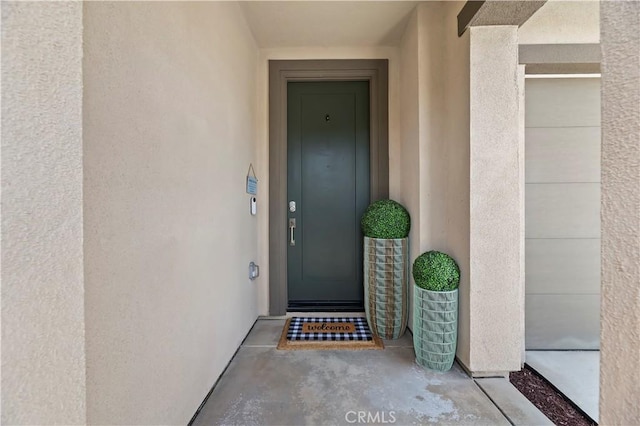 1890 Pele Way, Corona, CA 92882 - property entrance featuring stucco siding