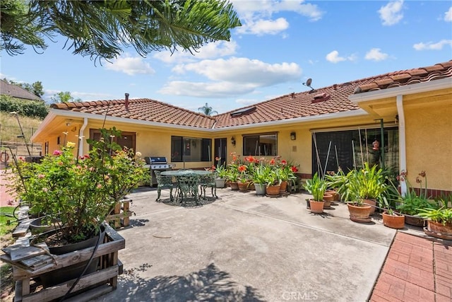 52 Hidden Valley Rd, Monrovia, CA 91016 - view of patio featuring a grill and outdoor dining area