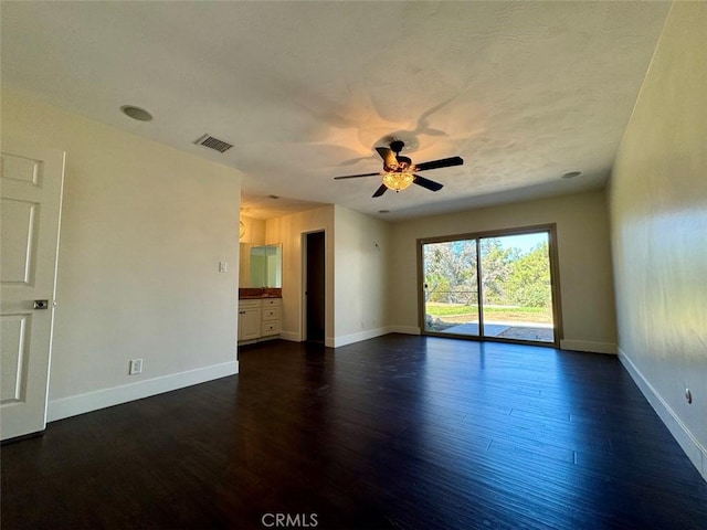 1415 Via Vallarta, Riverside, CA 92506 - unfurnished room featuring ceiling fan and dark wood-style floors