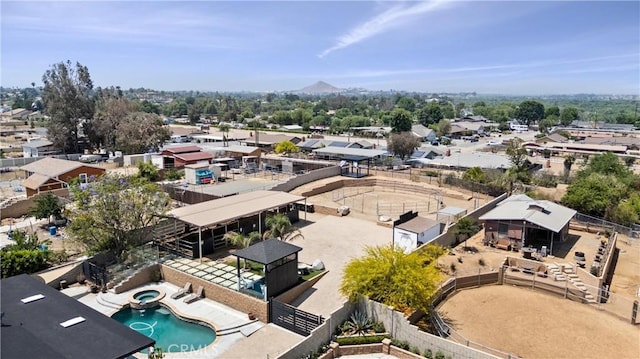 5080 Pinto Pl, Norco, CA 92860 - aerial view of a pool area