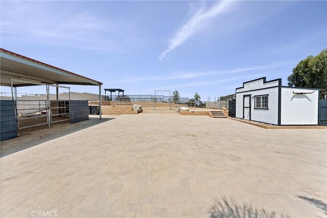 5080 Pinto Pl, Norco, CA 92860 - view of yard with an outdoor structure and an exterior structure