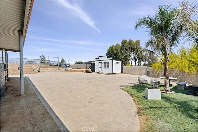 5080 Pinto Pl, Norco, CA 92860 - fenced backyard featuring an outbuilding