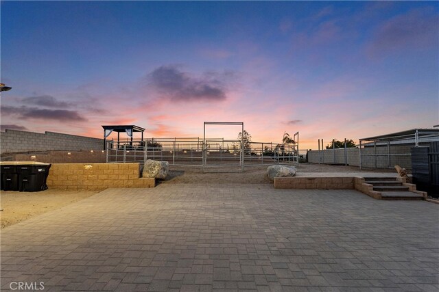 5080 Pinto Pl, Norco, CA 92860 - view of patio terrace at dusk
