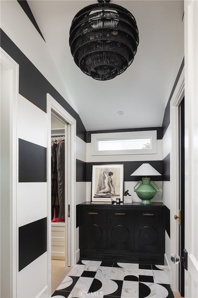 1110 Kings Rd, Newport Beach, CA 92663 - bathroom featuring lofted ceiling