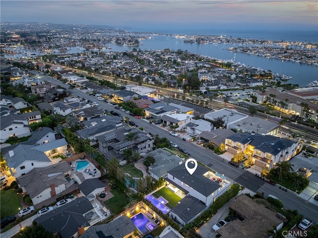 1110 Kings Rd, Newport Beach, CA 92663 - aerial view of property's location featuring a large body of water