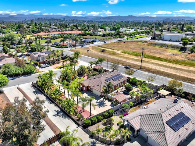 907 Rockwell Springs Ct, Escondido, CA 92025 - aerial view of residential area featuring a mountainous background