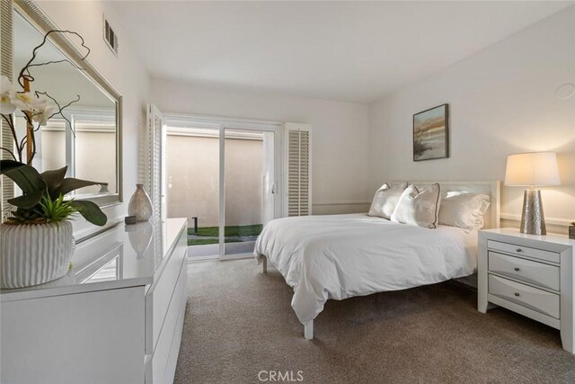 218 Evening Star Ln, Newport Beach, CA 92660 - bedroom featuring access to outside and carpet floors