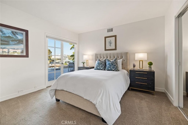 218 Evening Star Ln, Newport Beach, CA 92660 - bedroom with carpet flooring, access to outside, and baseboards