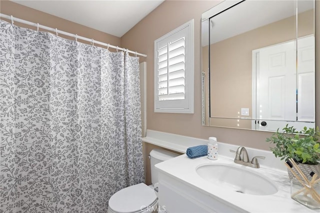 24261 Ernest Johnson Cir, Yorba Linda, CA 92887 - full bath featuring vanity, toilet, and curtained shower