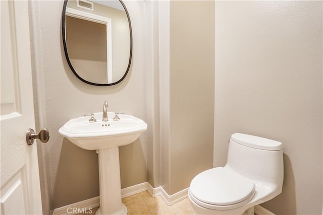 12160 Glines Ct, Tustin, CA 92782 - bathroom with toilet and tile patterned flooring