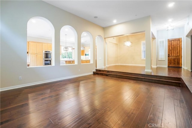 12160 Glines Ct, Tustin, CA 92782 - spare room featuring wood-type flooring and recessed lighting