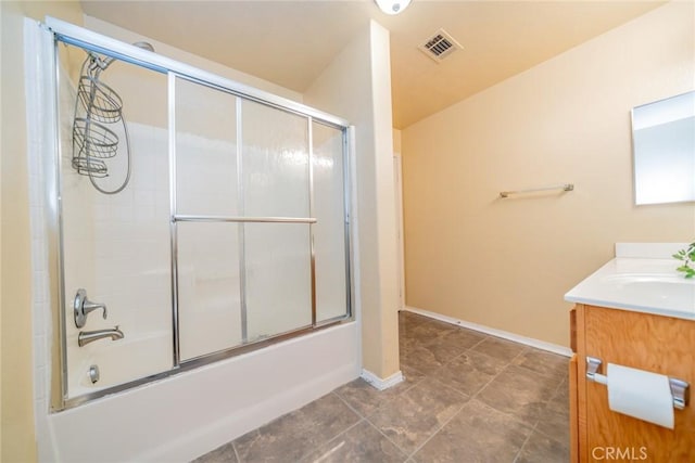 18427 Blue Sky St, Riverside, CA 92508 - full bathroom featuring vanity, combined bath / shower with glass door, and baseboards