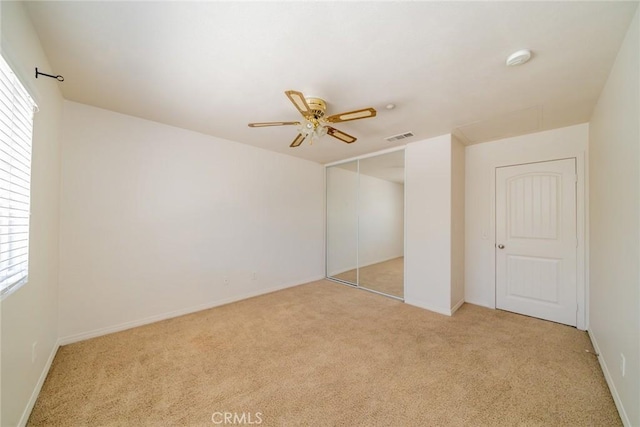 18427 Blue Sky St, Riverside, CA 92508 - unfurnished bedroom with light colored carpet, a closet, and baseboards