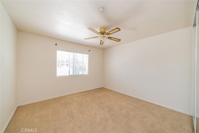 18427 Blue Sky St, Riverside, CA 92508 - spare room with light carpet, ceiling fan, baseboards, and a smoke detector