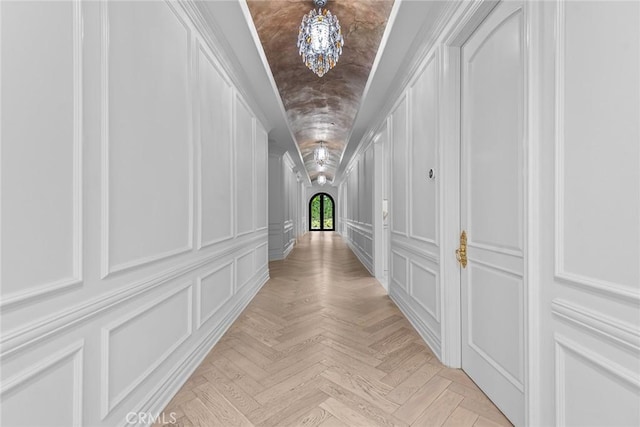 25548 Kingston Ct, Calabasas, CA 91302 - hall with a decorative wall