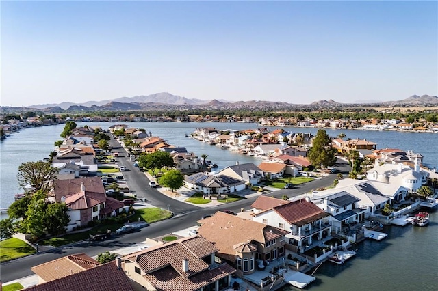 18016 Mariner Dr, Victorville, CA 92395 - aerial perspective of suburban area featuring a water and mountain view