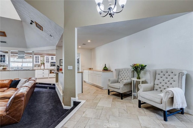 18016 Mariner Dr, Victorville, CA 92395 - building lobby featuring a towering ceiling and recessed lighting