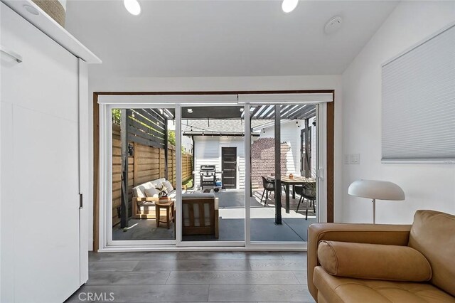 4218 E 3rd St, Long Beach, CA 90814 - doorway featuring wood finished floors