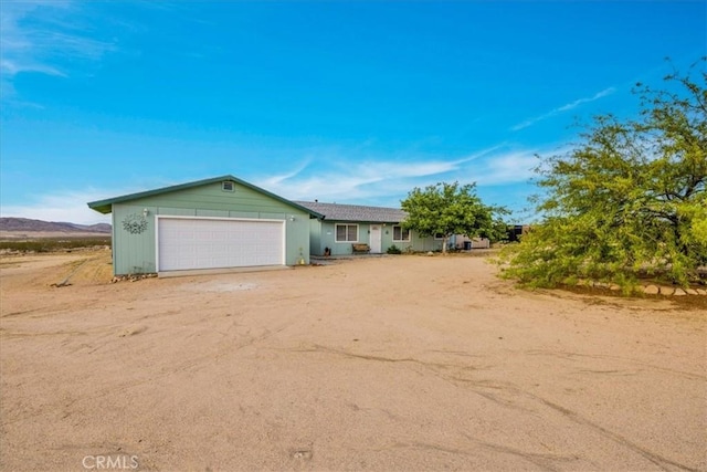 50350 Quailbush Rd, Johnson Valley, CA 92285 - view of front of home with an attached garage