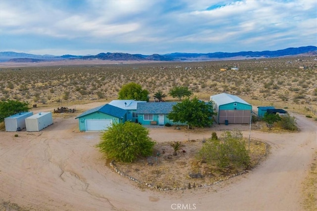 50350 Quailbush Rd, Johnson Valley, CA 92285 - view of rural area featuring a desert landscape and a mountainous background