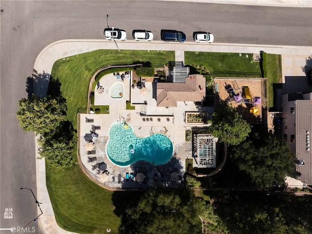 23317 Cuestport Dr, Valencia, CA 91354 - view of property location with a pool