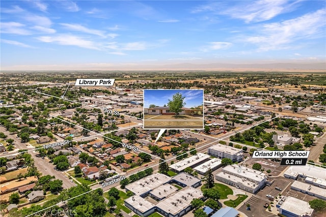 412 2nd St, Orland, CA 95963 - bird's eye view