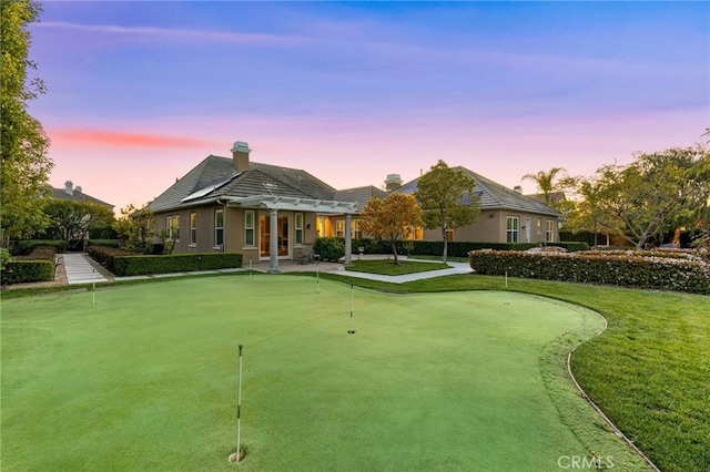 19103 Green Oaks Rd, Yorba Linda, CA 92886 - view of community featuring a putting green