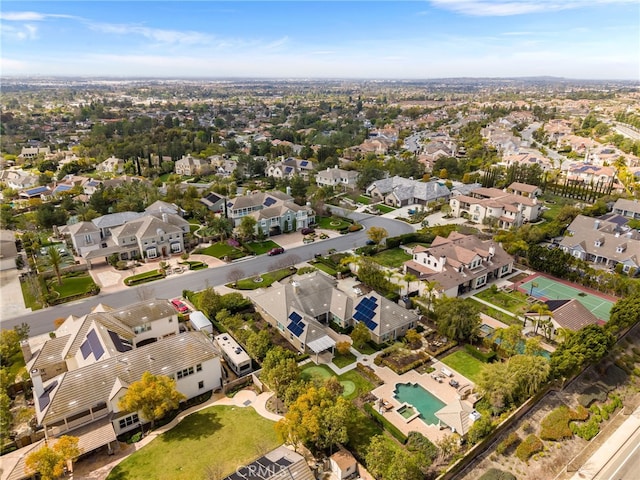 19103 Green Oaks Rd, Yorba Linda, CA 92886 - aerial view of residential area with a pool