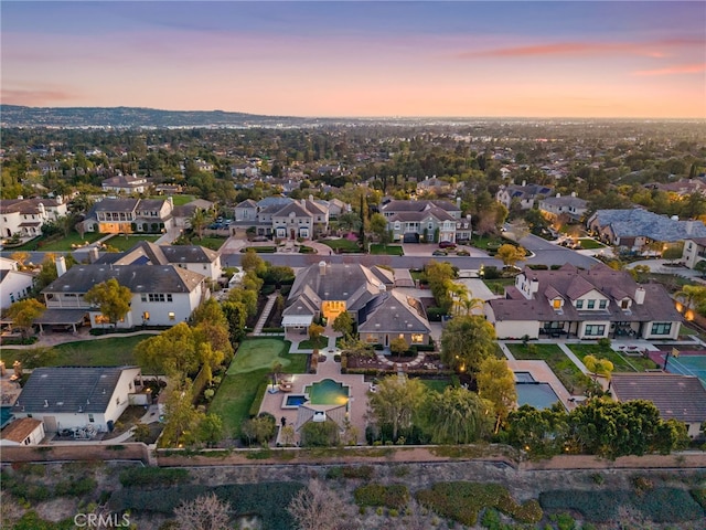 19103 Green Oaks Rd, Yorba Linda, CA 92886 - aerial overview of property's location featuring nearby suburban area