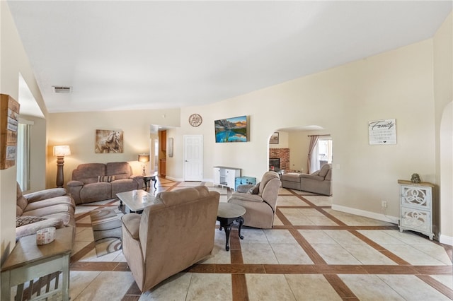 32642 Durango Ct, Wildomar, CA 92595 - living room with arched walkways and baseboards