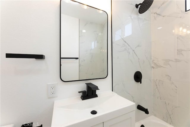 1342 W Magnolia St, Compton, CA 90220 - full bathroom with vanity and shower / bath combination
