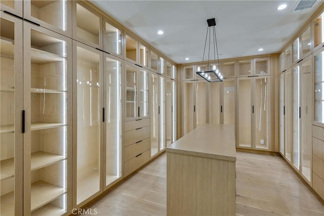16828 Otsego St, Encino, CA 91436 - spacious closet with light wood-style floors