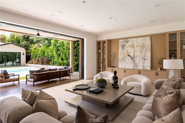 16828 Otsego St, Encino, CA 91436 - living area with recessed lighting