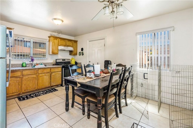 660 W 94th St, Los Angeles, CA 90044 - dining room with light tile patterned flooring