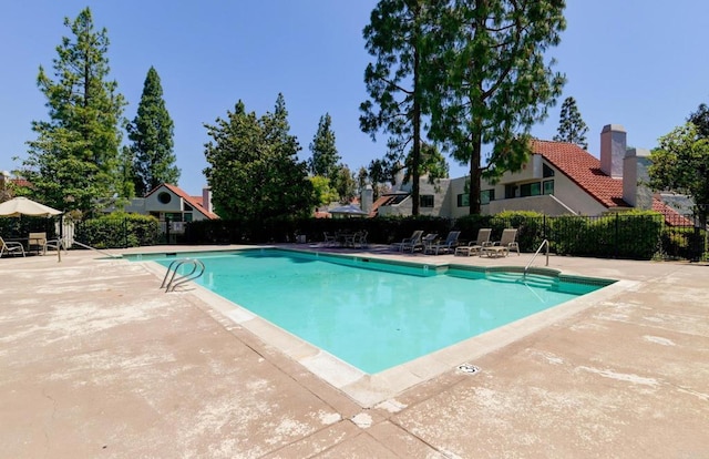 11855 Caminito Ronaldo Unit 108, San Diego, CA 92128 - community pool featuring a patio